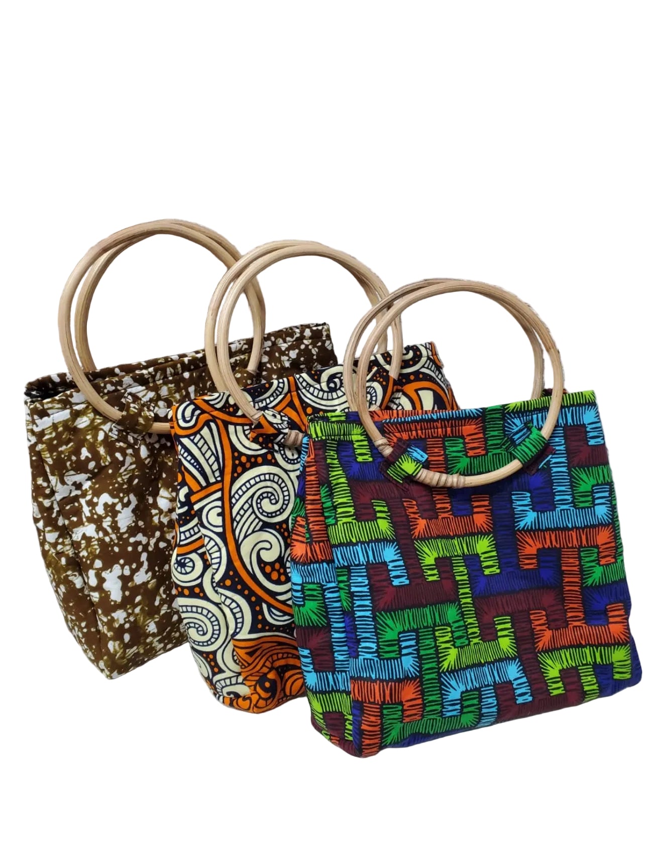 Àkànké Ankara Tote Bag with Wooden Handles – ENKRIX LUXURY Àkànké Ankara Tote Bag with Wooden Handles – ENKRIX LUXURY