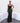 Black Rhinestone Velvet Evening Gown