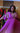 Embellished Elegance Pleated Gown – Magenta
